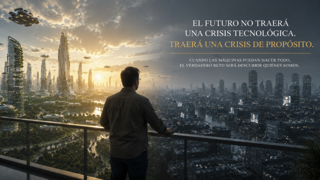 El futuro no traerá una crisis tecnológica. Traerá una crisis de propósito.